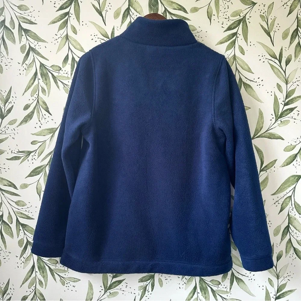 J Crew 1/4 snap fleece. Size small. Blue.
